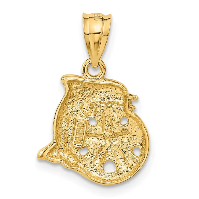 Charm Necklaces 14k Yellow Gold Dolphin and Sanddollar Charm Goldia