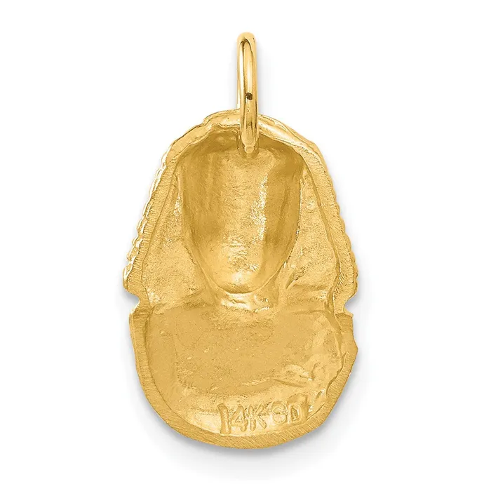 Charm Necklaces 14k Yellow Gold Satin DC King Tut Charm Goldia