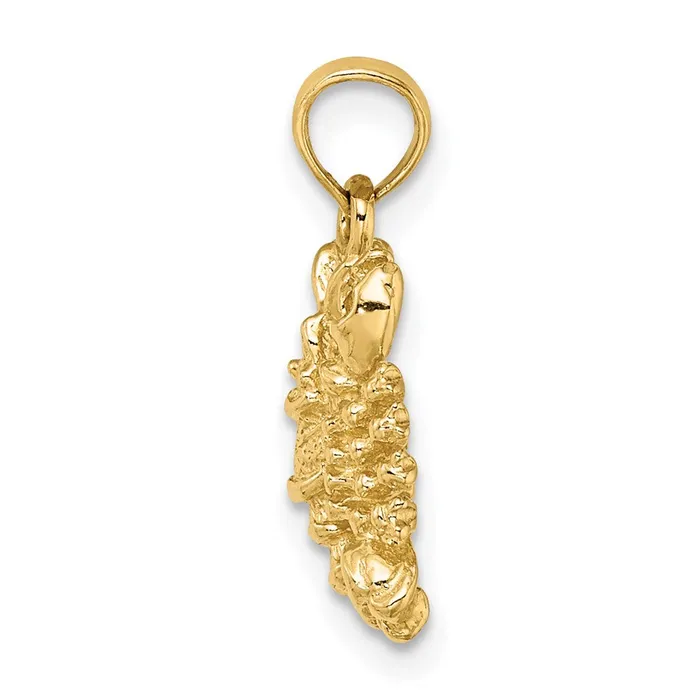 Charm Necklaces Goldia 14k Yellow Gold 3D Scorpio Zodiac Charm