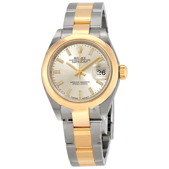 Earrings JMS always Original Rolex Lady Datejust 28 Silver Dial Steel and 18K Yellow Gold Oyster Watch 279163SSO Earrings JMS always Original Rolex Lady Datejust 28 Silver Dial Steel and 18K Yellow Gold Oyster Watch 279163SSO