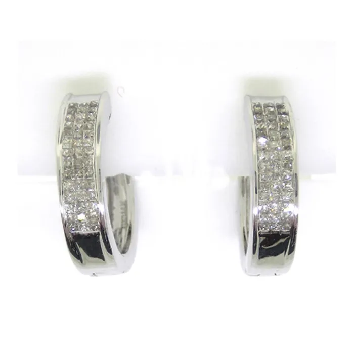 gndatlanta 12CTDiamond INVISIBLE EARRING Earrings