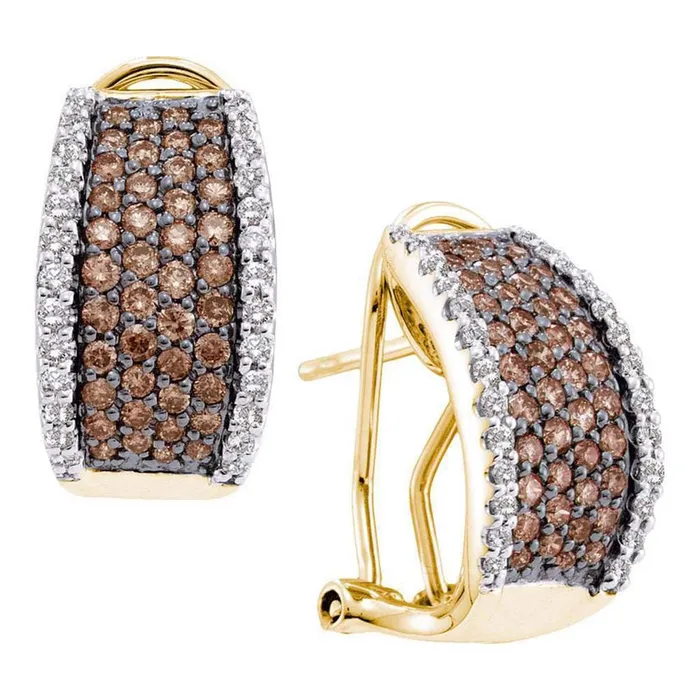 gndatlanta Earrings 1 12CTWDiamond NATURAL BROWN EARRING