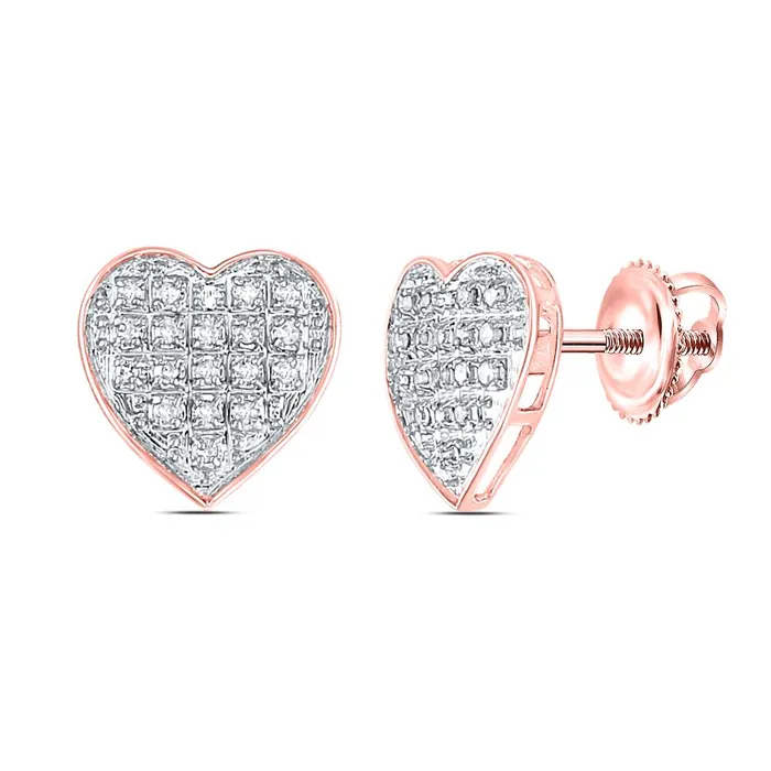 gndatlanta Earrings 110CTWDiamond GIFT HEART EARRING