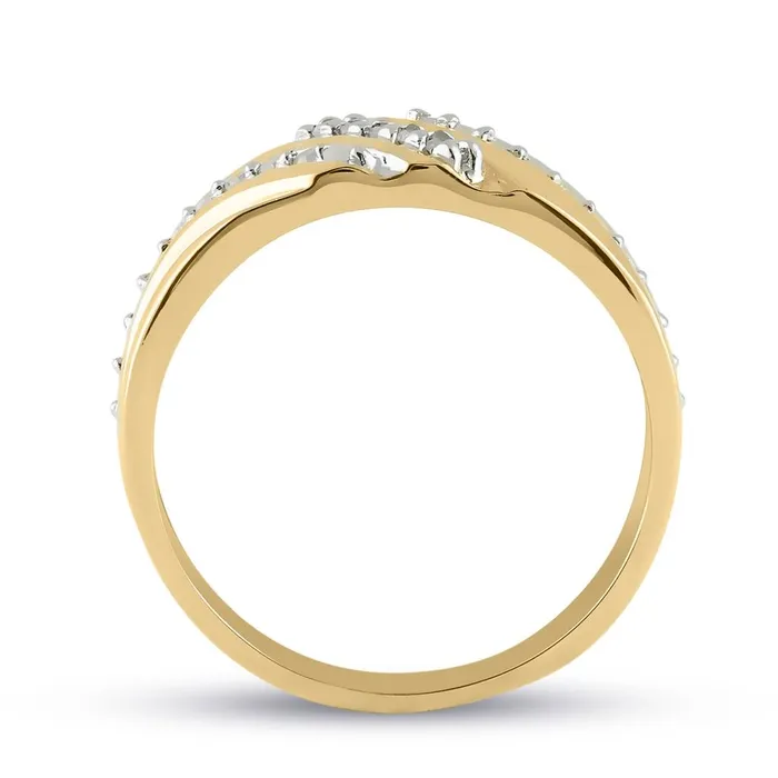 gndatlanta Rings 10k Yellow Gold Round Diamond Band Ring 14 Cttw