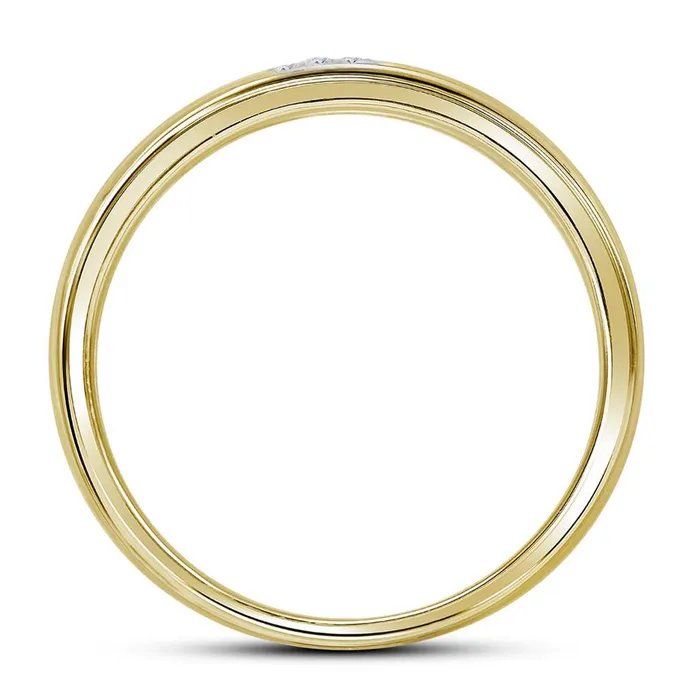 gndatlanta Rings 14k Yellow Gold Round Diamond Bridal Wedding Ring Set 12 Cttw