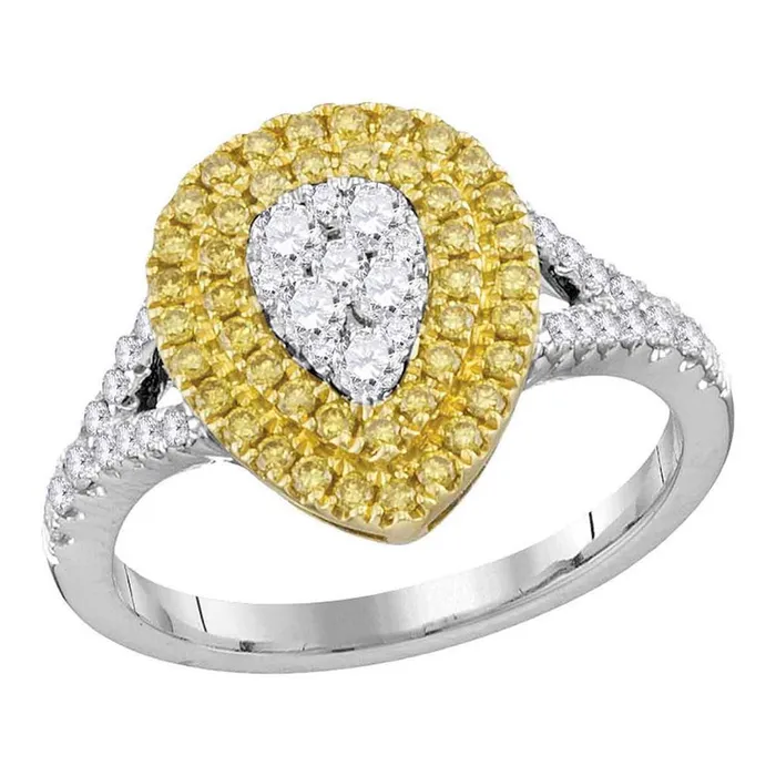 gndatlanta Rings 34CTWDiamond YELLOW RING
