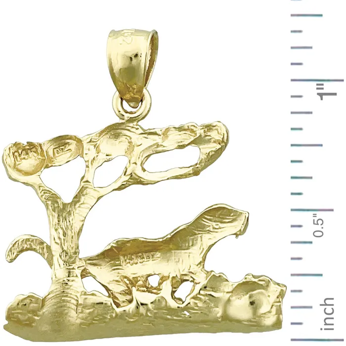 Goldia 14K Gold Jaguar Pendant PreStyled Sets