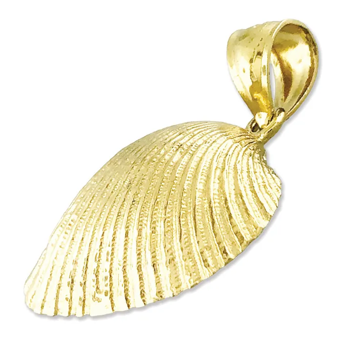 Goldia 14K Gold Mollusc Clam Seashell Pendant PreStyled Sets