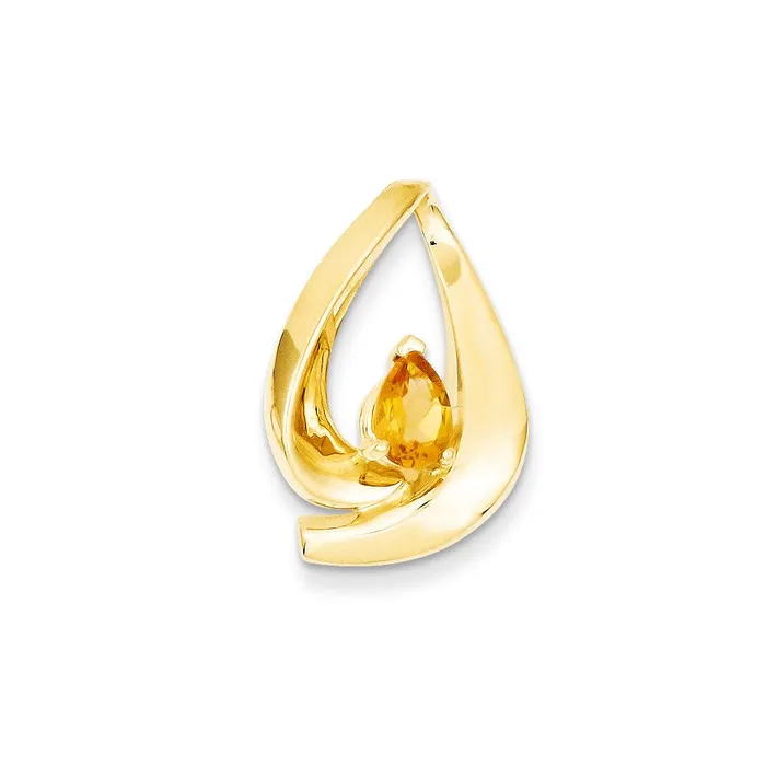 Goldia 14k Yellow Gold Citrine slide PreStyled Sets