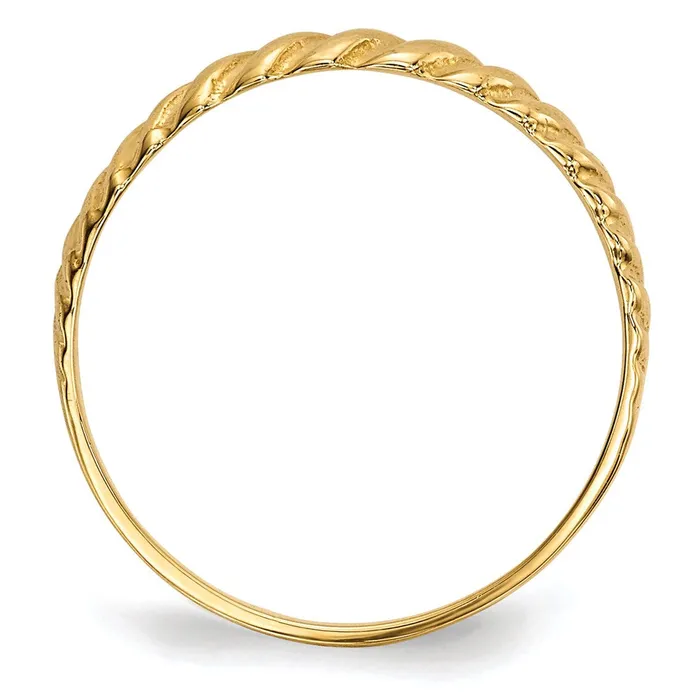 Goldia 14K Yellow Gold Madi K Kids Polished Twist Ring Rings