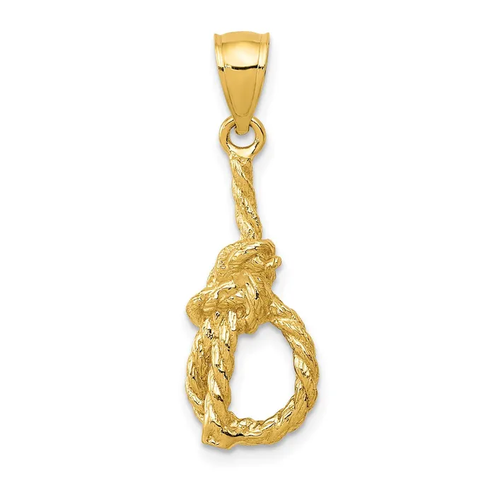 Goldia 14k Yellow Gold Sailors Knot Pendant Necklaces