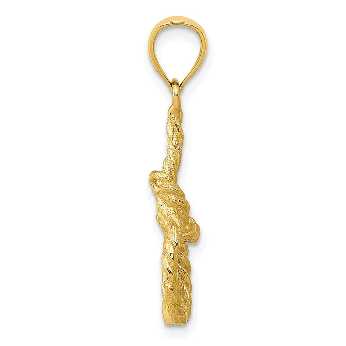 Goldia 14k Yellow Gold Sailors Knot Pendant Necklaces