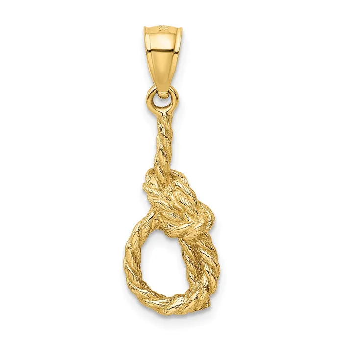 Goldia 14k Yellow Gold Sailors Knot Pendant Necklaces