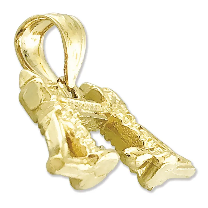 Goldia Charm Necklaces 14K Gold 3D London Bridge Charm