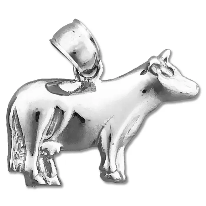 Goldia Charm Necklaces 14K Gold Farm Cow Charm