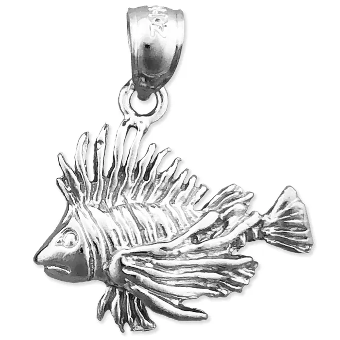 Goldia Charm Necklaces 14K Gold Lionfish Charm