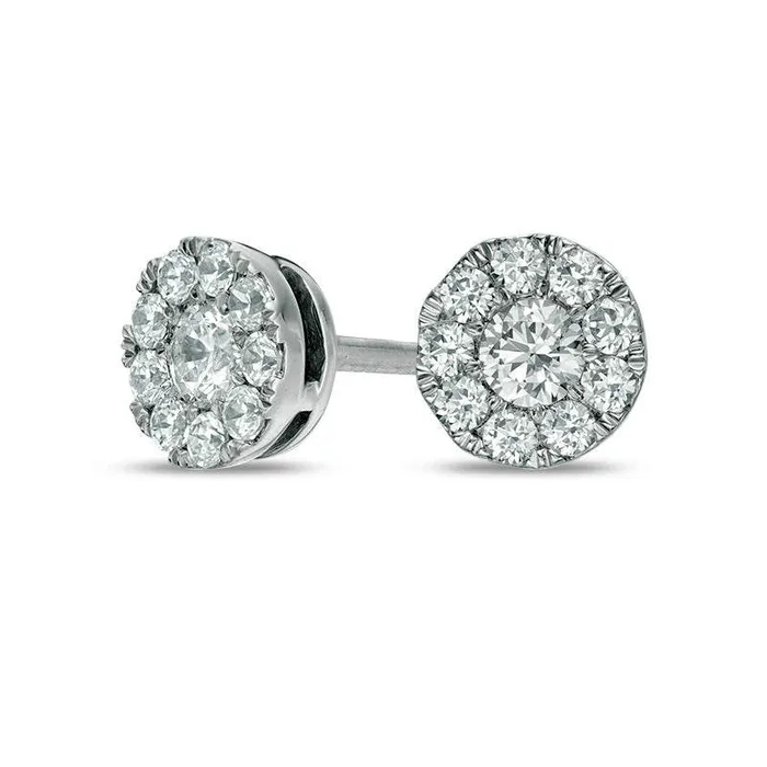 Goldia Earrings 033 CT TW Composite Diamond Stud Earrings in 10K White Gold Goldia Earrings 033 CT TW Composite Diamond Stud Earrings in 10K White Gold