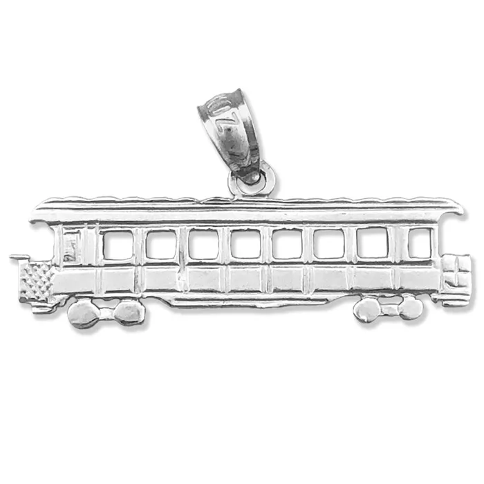 Goldia Necklaces 14K Gold Long Trolley Pendant