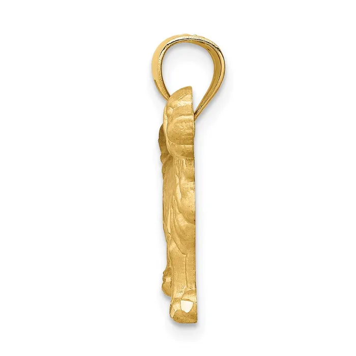 Goldia Necklaces 14k Yellow Gold Diamondcut Golden Retriever Pendant