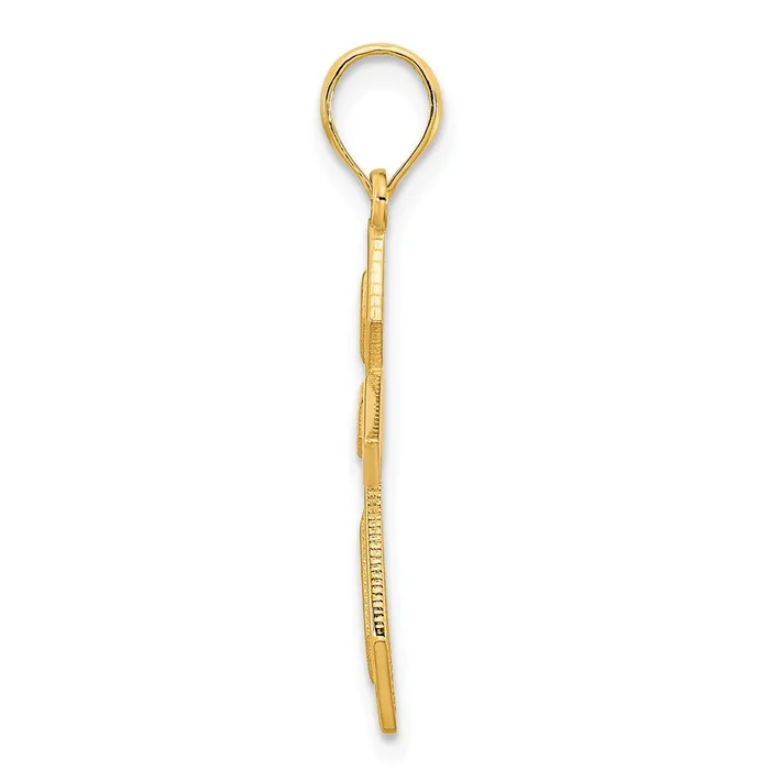 Goldia Necklaces 14k Yellow Gold Passion Cross Pendant