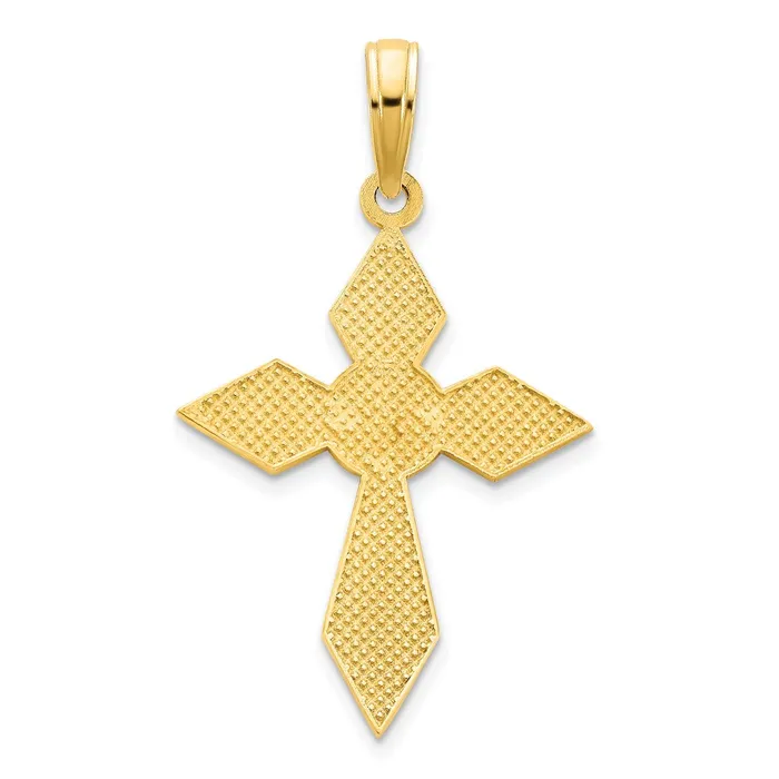 Goldia Necklaces 14k Yellow Gold Passion Cross Pendant