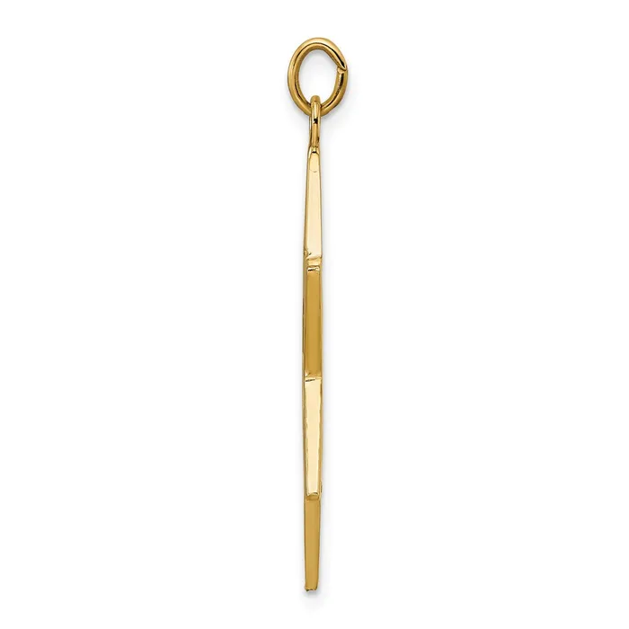 Goldia Necklaces 14k Yellow Gold Polished Solid Star of David Pendant