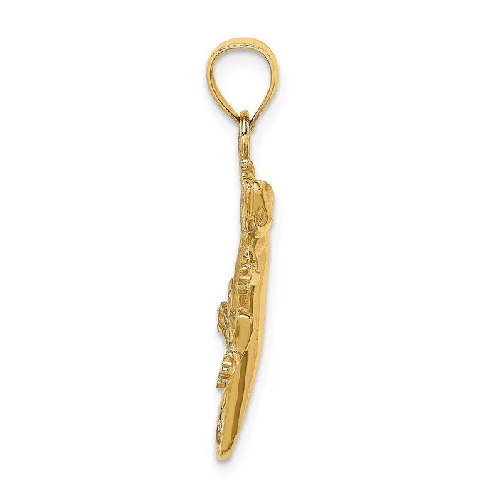Goldia PreStyled Sets 14k Yellow Gold Gecko Pendant