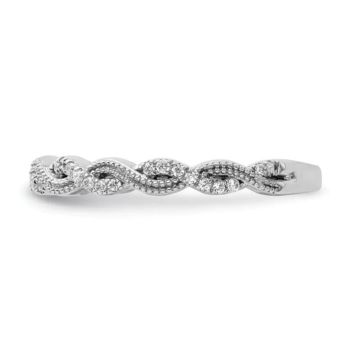 Goldia Rings 14k White Gold 16 Ct Lab Grown Diamond VSSI G Wedding Band Ring