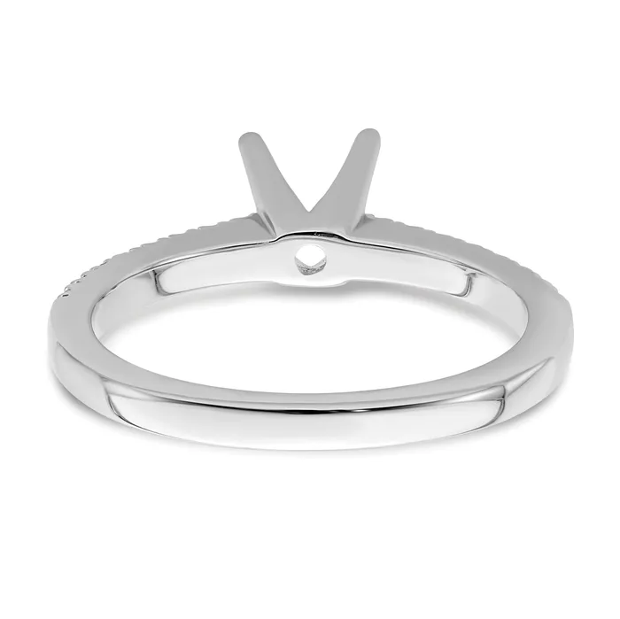 Goldia Rings 14K White Gold Lab Grown Diamond VSSI FGH Engagement Ring