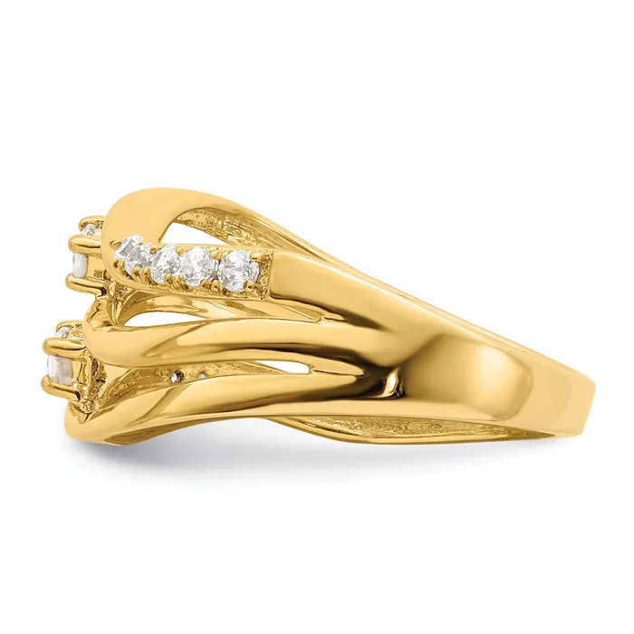 Goldia Rings 14k Yellow Gold 13 Ct Lab Grown Diamond VSSI G Fashion Ring