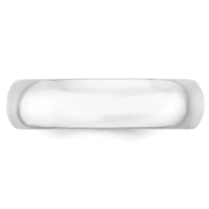 Goldia Rings Solid 10K White Gold 6mm Standard Comfort Fit MensWomens Wedding Band Ring Size 135 Goldia Rings Solid 10K White Gold 6mm Standard Comfort Fit MensWomens Wedding Band Ring Size 135