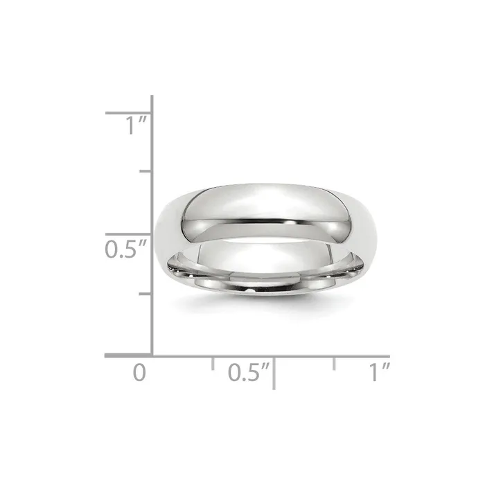 Goldia Rings Solid 10K White Gold 6mm Standard Comfort Fit MensWomens Wedding Band Ring Size 135 Goldia Rings Solid 10K White Gold 6mm Standard Comfort Fit MensWomens Wedding Band Ring Size 135