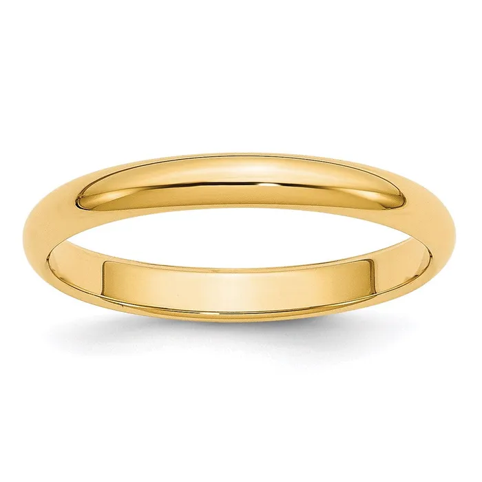 Goldia Rings Solid 10K Yellow Gold 3mm HalfRound Wedding MensWomens Wedding Band Ring Size 55 Goldia Rings Solid 10K Yellow Gold 3mm HalfRound Wedding MensWomens Wedding Band Ring Size 55