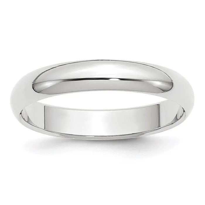 Goldia Rings Solid 10K Yellow Gold White Gold 4mm HalfRound MensWomens Wedding Band Ring Size 95 Goldia Rings Solid 10K Yellow Gold White Gold 4mm HalfRound MensWomens Wedding Band Ring Size 95