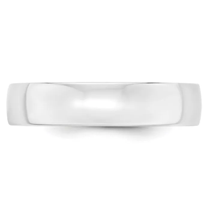 Goldia Rings Solid 14K White Gold 5mm Light Weight Comfort Fit MensWomens Wedding Band Ring Size 11 Goldia Rings Solid 14K White Gold 5mm Light Weight Comfort Fit MensWomens Wedding Band Ring Size 11