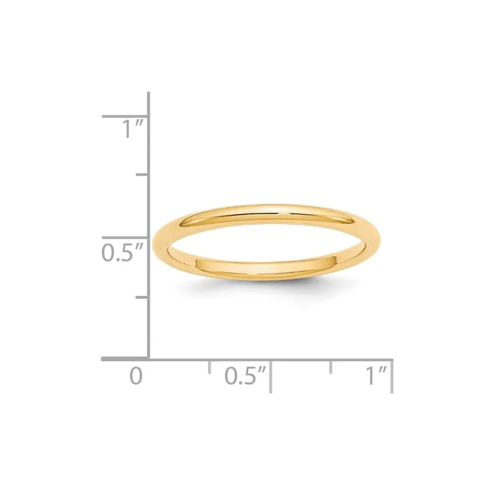 Goldia Rings Solid 14K Yellow Gold 2mm Standard Comfort Fit MensWomens Wedding Band Ring Size 45 Goldia Rings Solid 14K Yellow Gold 2mm Standard Comfort Fit MensWomens Wedding Band Ring Size 45