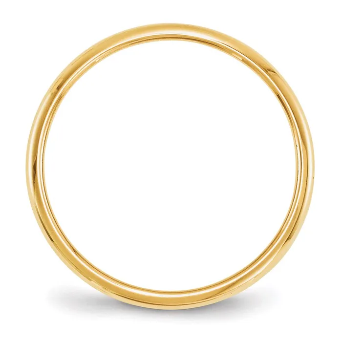 Goldia Rings Solid 18K Yellow Gold 2mm Half Round MensWomens Wedding Band Ring Size 95 Goldia Rings Solid 18K Yellow Gold 2mm Half Round MensWomens Wedding Band Ring Size 95