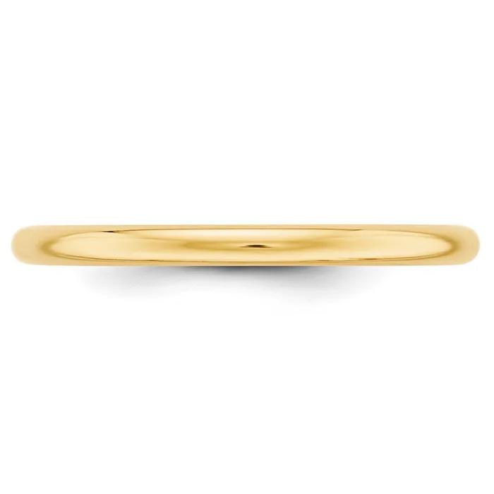 Goldia Rings Solid 18K Yellow Gold 2mm Half Round MensWomens Wedding Band Ring Size 95 Goldia Rings Solid 18K Yellow Gold 2mm Half Round MensWomens Wedding Band Ring Size 95