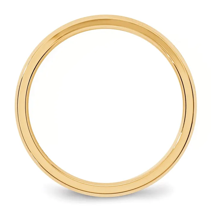 Goldia Rings Solid 18K Yellow Gold 3mm Bevel Edge Comfort Fit MensWomens Wedding Band Ring Size 13 Goldia Rings Solid 18K Yellow Gold 3mm Bevel Edge Comfort Fit MensWomens Wedding Band Ring Size 13