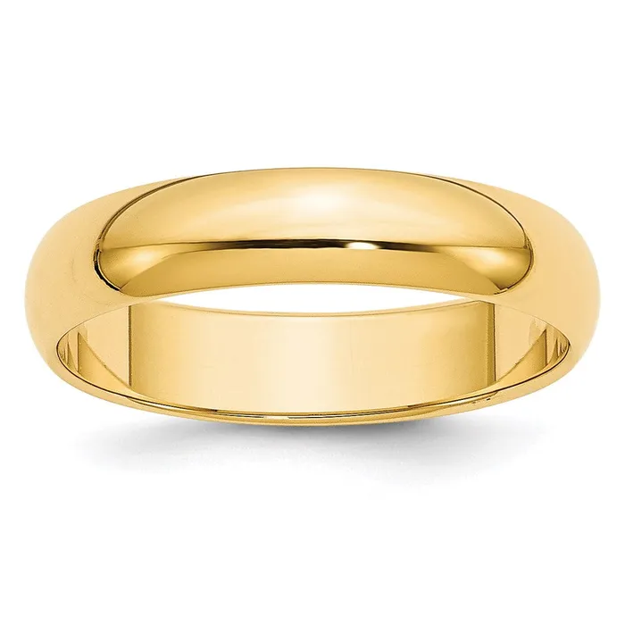 Goldia Solid 10K Yellow Gold 5mm HalfRound Wedding MensWomens Wedding Band Ring Size 9 Rings Goldia Solid 10K Yellow Gold 5mm HalfRound Wedding MensWomens Wedding Band Ring Size 9 Rings