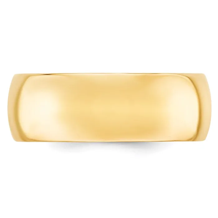 Goldia Solid 14K Yellow Gold 8mm Comfort Fit MensWomens Wedding Band Ring Size 75 Rings Goldia Solid 14K Yellow Gold 8mm Comfort Fit MensWomens Wedding Band Ring Size 75 Rings