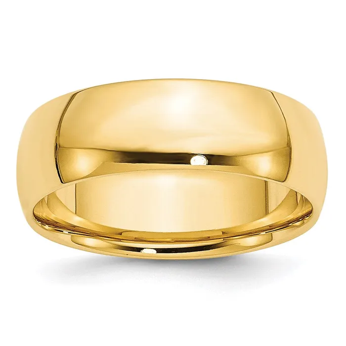 Goldia Solid 18K Yellow Gold 7mm Light Weight Comfort Fit MensWomens Wedding Band Ring Size 4 Rings Goldia Solid 18K Yellow Gold 7mm Light Weight Comfort Fit MensWomens Wedding Band Ring Size 4 Rings