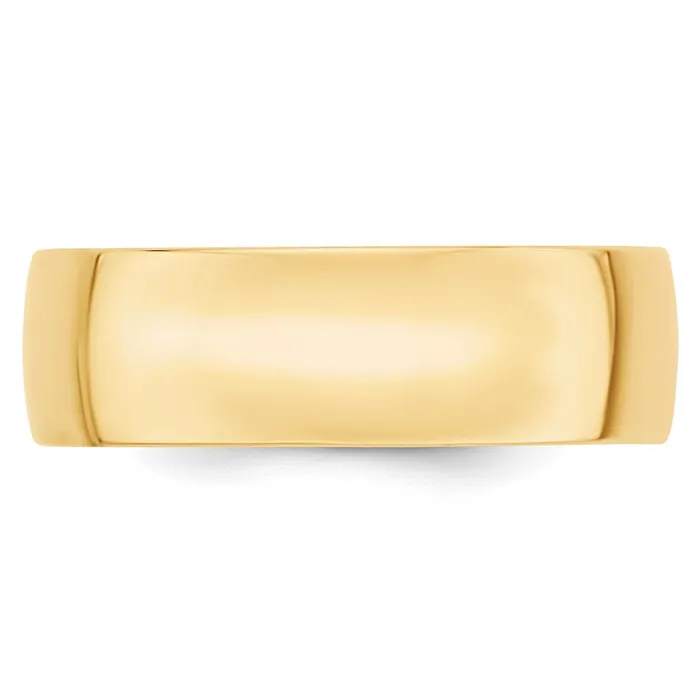 Goldia Solid 18K Yellow Gold 7mm Light Weight Comfort Fit MensWomens Wedding Band Ring Size 4 Rings Goldia Solid 18K Yellow Gold 7mm Light Weight Comfort Fit MensWomens Wedding Band Ring Size 4 Rings