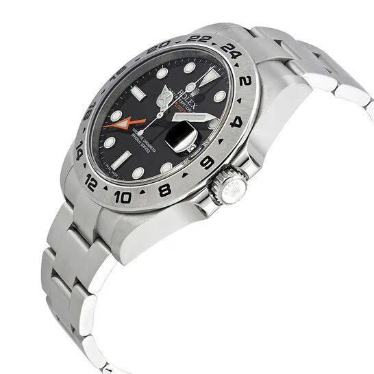 JMS always Bracelets Original PreOwned Rolex Explorer II Black Dial Stainless Steel Oyster Bracelet Automatic Mens Watch 216570BKSO JMS always Bracelets Original PreOwned Rolex Explorer II Black Dial Stainless Steel Oyster Bracelet Automatic Mens Watch 216570BKSO