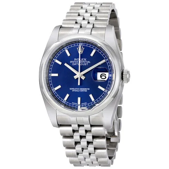 JMS always Bracelets Original Rolex Datejust 36 Blue Dial Stainless Steel Jubilee Bracelet Automatic Mens Watch 116200BLSJ JMS always Bracelets Original Rolex Datejust 36 Blue Dial Stainless Steel Jubilee Bracelet Automatic Mens Watch 116200BLSJ