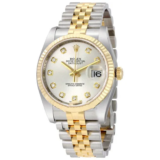 JMS always Bracelets Original Rolex Oyster Perpetual Datejust 36 Automatic Silver Dial Stainless Steel and 18kt Yellow Gold Jubilee Bracelet Mens Watch 116233SDJ JMS always Bracelets Original Rolex Oyster Perpetual Datejust 36 Automatic Silver Dial Stainless Steel and 18kt Yellow Gold Jubilee Bracelet Mens Watch 116233SDJ
