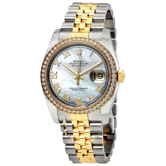 JMS always Bracelets Original Rolex Oyster Perpetual Datejust 36 Mother of Pearl Dial Stainless Steel and 18K Yellow Gold Jubilee Bracelet Automatic Ladies Watch 116243MRJ JMS always Bracelets Original Rolex Oyster Perpetual Datejust 36 Mother of Pearl Dial Stainless Steel and 18K Yellow Gold Jubilee Bracelet Automatic Ladies Watch 116243MRJ