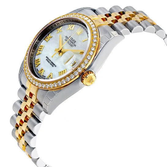 JMS always Bracelets Original Rolex Oyster Perpetual Datejust 36 Mother of Pearl Dial Stainless Steel and 18K Yellow Gold Jubilee Bracelet Automatic Ladies Watch 116243MRJ JMS always Bracelets Original Rolex Oyster Perpetual Datejust 36 Mother of Pearl Dial Stainless Steel and 18K Yellow Gold Jubilee Bracelet Automatic Ladies Watch 116243MRJ