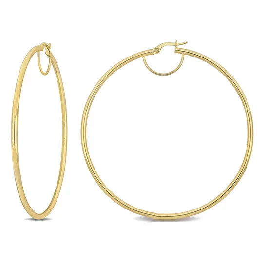 JMS always Earrings Original AMOUR 60mm Hoop Earrings In 14K Yellow Gold 25mm Wide JMS always Earrings Original AMOUR 60mm Hoop Earrings In 14K Yellow Gold 25mm Wide