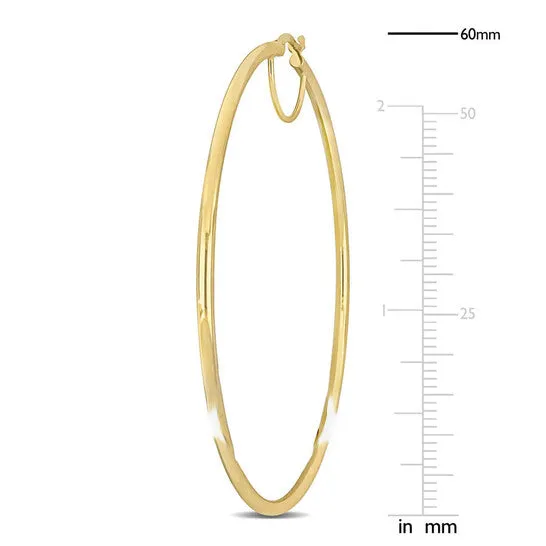 JMS always Earrings Original AMOUR 60mm Hoop Earrings In 14K Yellow Gold 25mm Wide JMS always Earrings Original AMOUR 60mm Hoop Earrings In 14K Yellow Gold 25mm Wide